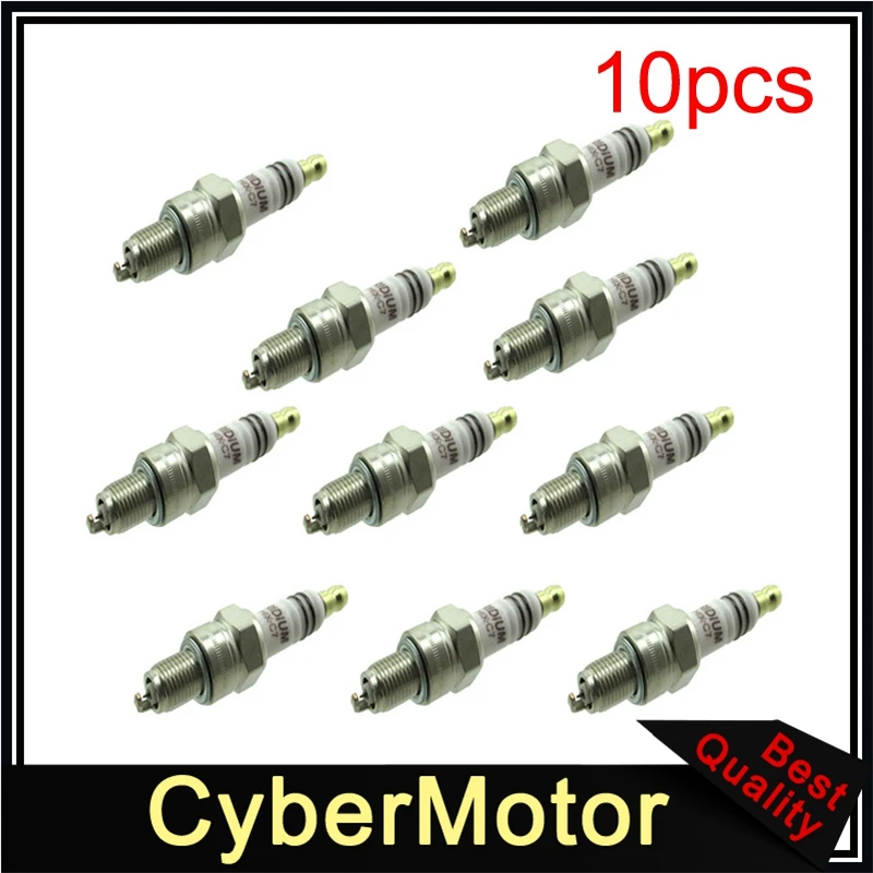 10pcs HIX-C7 иридиевая Свеча зажигания для 50cc 110cc 125cc 150cc 160cc 170cc 180cc 190cc китайский Байк ATV Quad Go Kart мопед скутер - Цвет: 10pcs