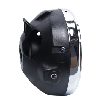 

12V Head 35W Lamp Universal Signal Round H4 Halogen LED 17.5cm 7\" Motorcycle