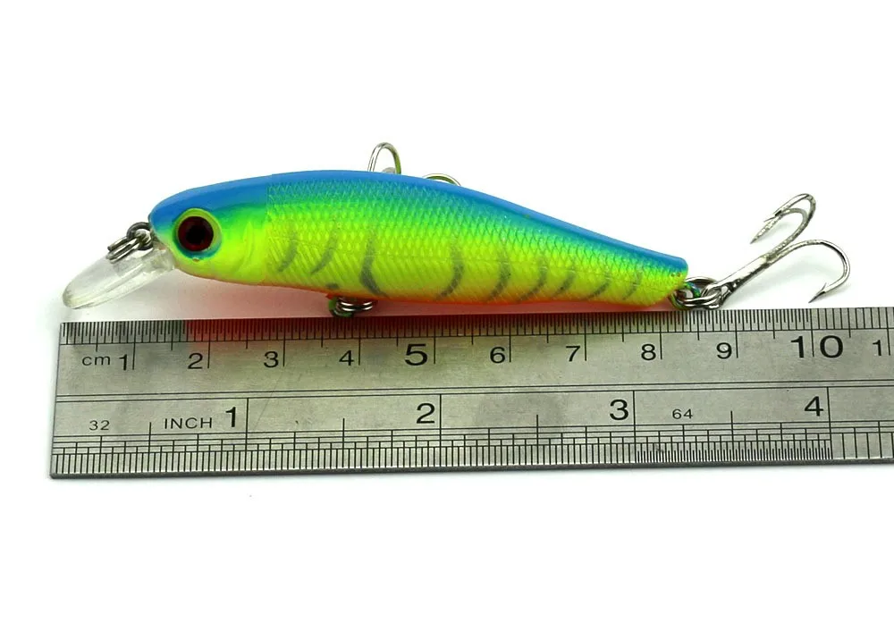 6 шт./компл. Мормышка приманки для рыбалки воблера Minnow Крючки наживки