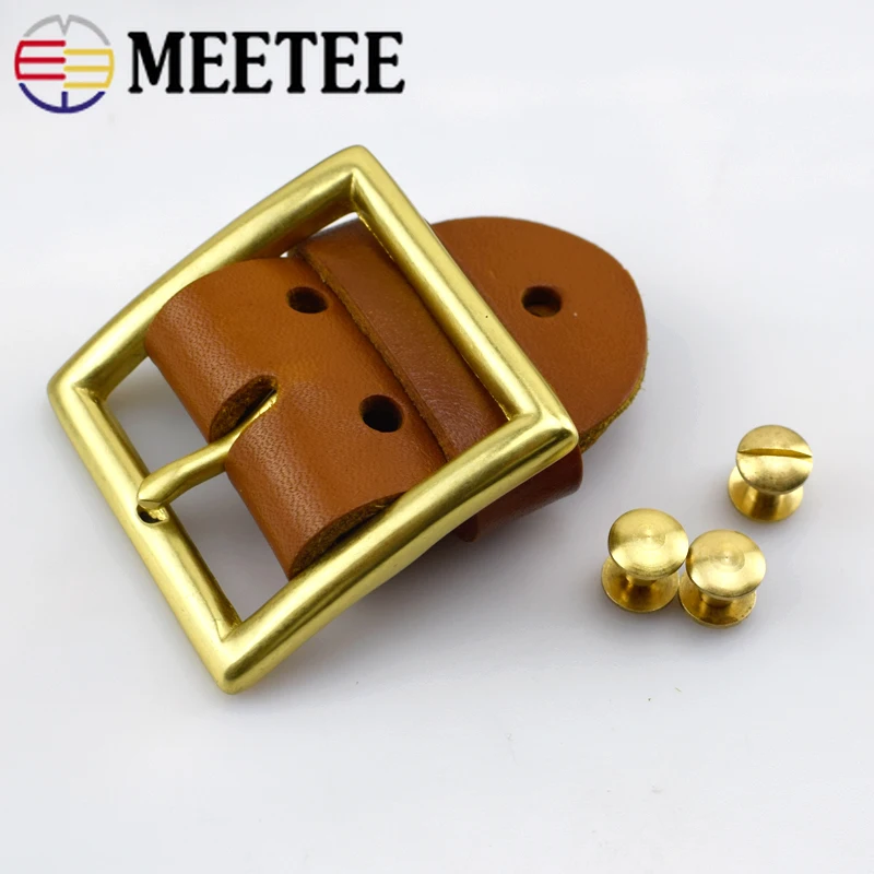 3 8 см Meetee высокое качество мужской ремень с пряжкой соединение кожа твердая