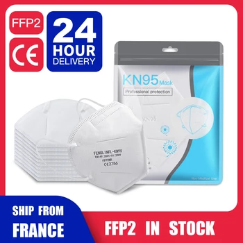 

Ship From France FFP2 Face Mask KN95 Facial Masks Filter Maske Mouth Mask FFP2mask KN95mask Personal Mask