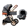 3 in 1 baby stroller Luxury High Landscape baby pram portable baby pushchair kinderwagen Baby Bassinet Foldable  baby car new ► Photo 3/6