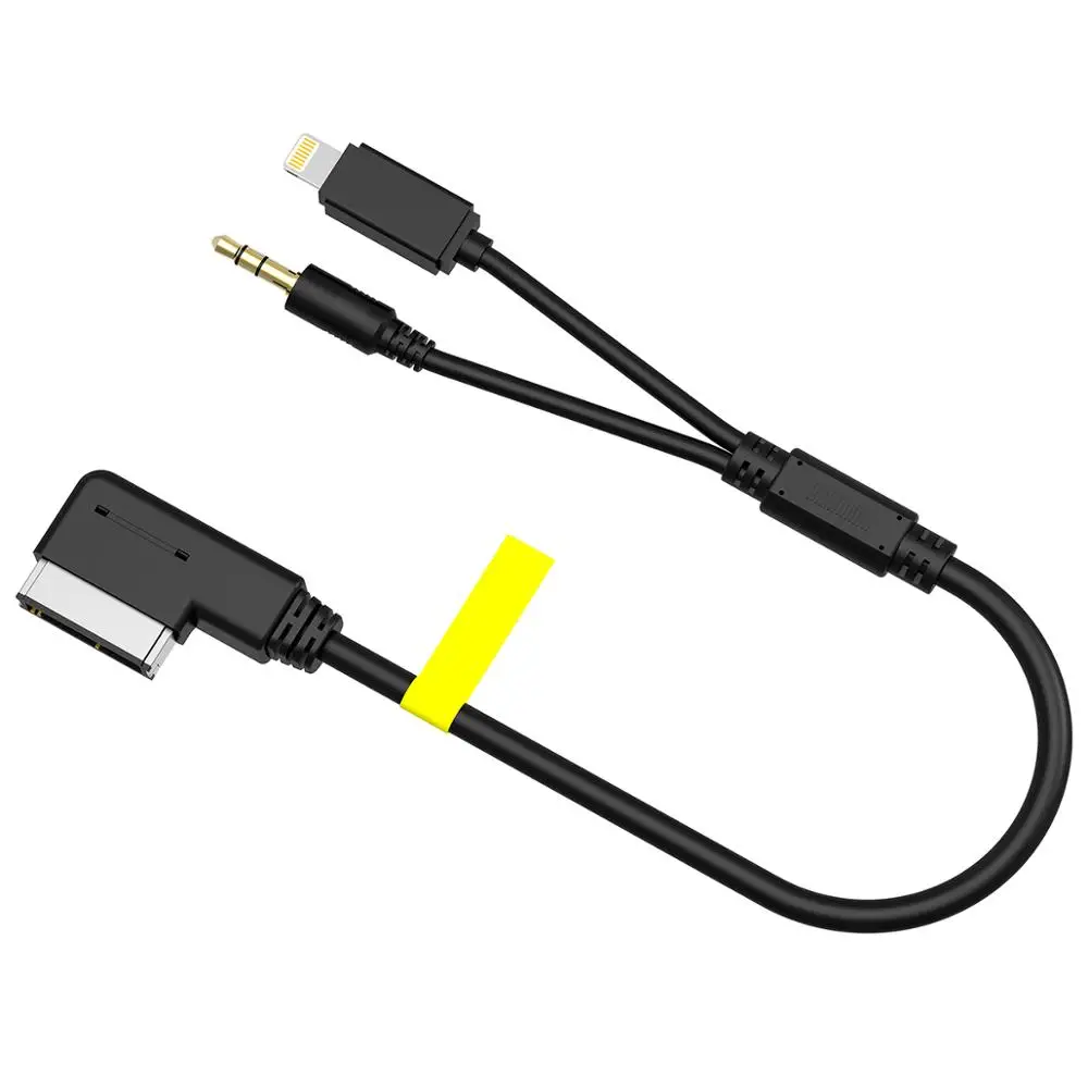 Кабель адаптер для iPhone 5 5S 6 Audi A3 A4 A5 A6 A8 Q5 Q7|ami aux cable|aux 8pinaux cable adapter |