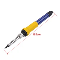 DC12V / 60w Car Battery Low Voltage Electrical Soldering iron Head Clip Portable Welding Rework Repair Tools 2