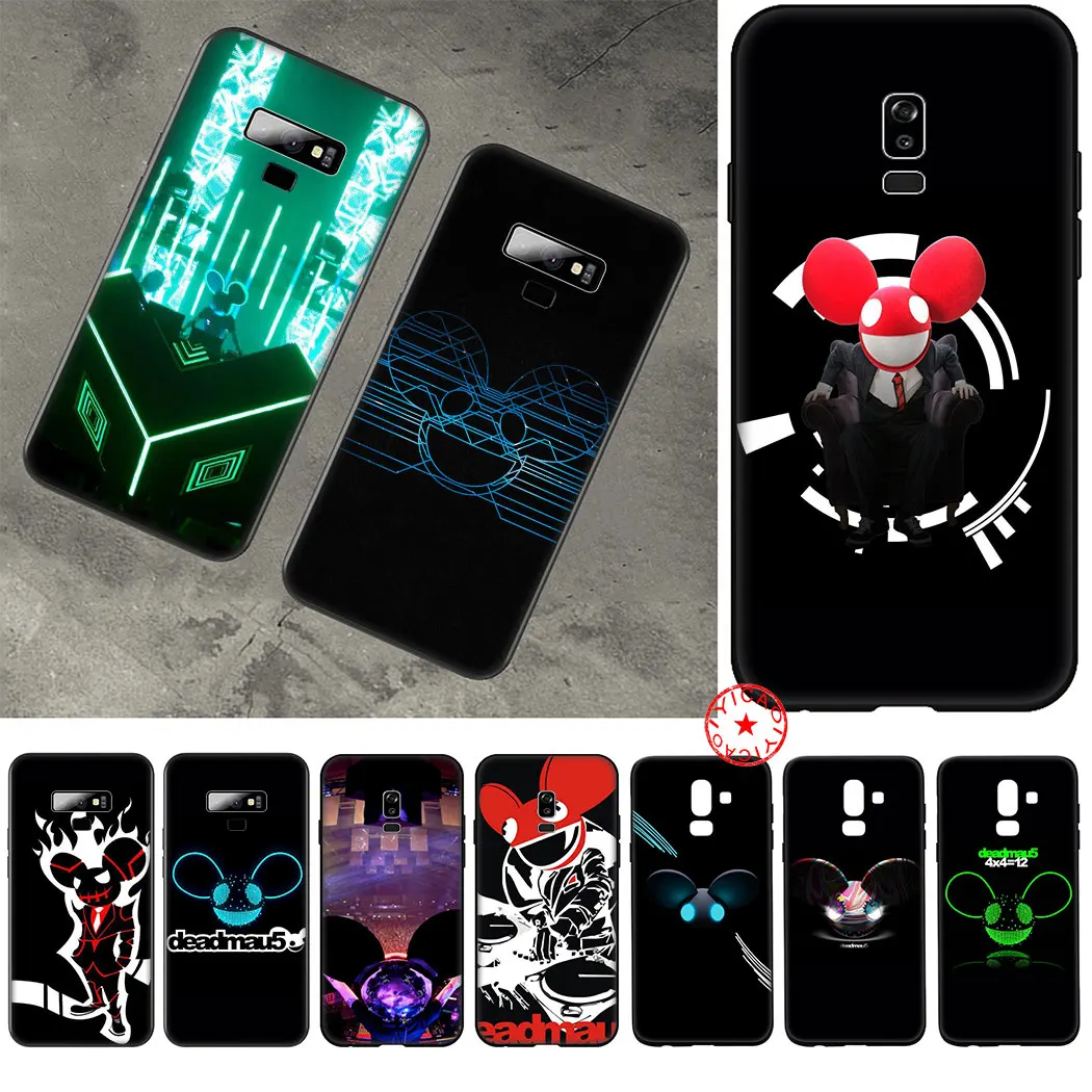 Черный мягкий силиконовый чехол Deadmau5 для samsung Galaxy A70S A20E A2 J4 J6 Plus Core J7 Duo J8 TPU |