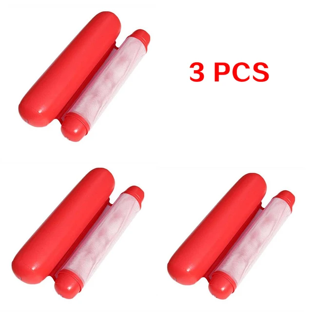 Water hammock recliner inflatable floating Swimming Mattress sea swimming ring Pool Party Toy lounge bed for swimming Red 3pcs