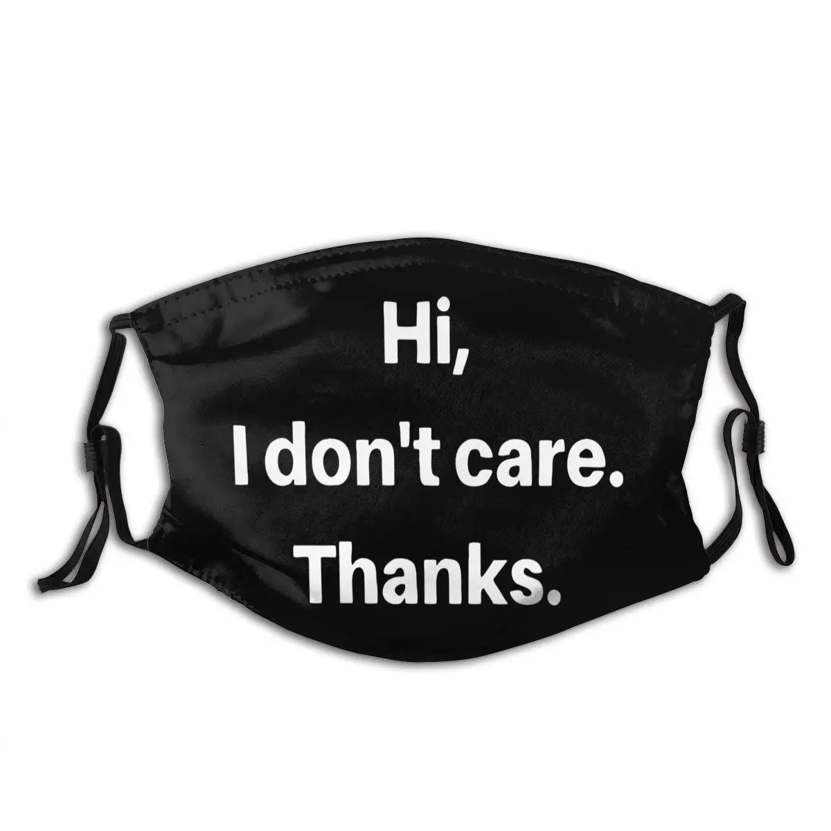 Hi I Don't Care Thanks Adult Reusable Mouth Face Mask Dust Protection Cover Respirator Muffle with Filters | Аксессуары для