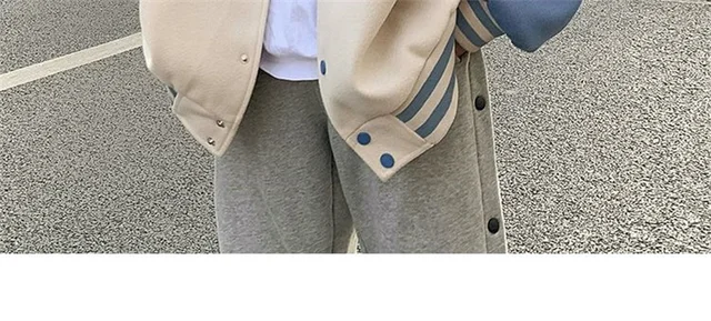 Wiaofellas Extra-large size jacket for men women Korean oversize hip hop  baseball uniform Hong Kong style casual all-match cool punk jacket