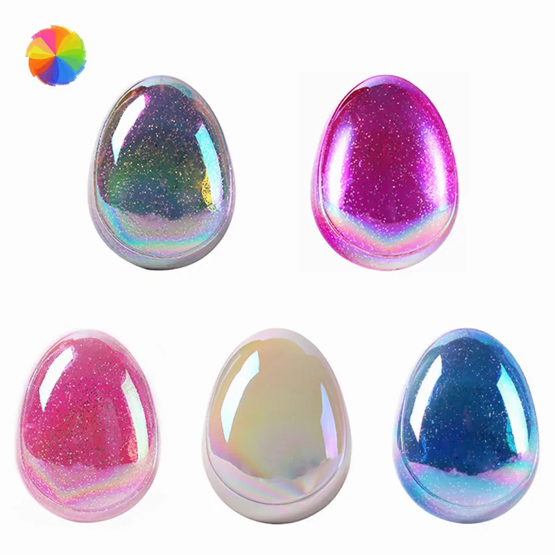 

Anti Static Tangle Hair Brush Styling Tools Hair Detangling Smoothing Comb Salon Egg Shape Glitter BlingBling Massage Hairbrush