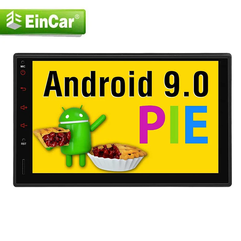 

EINCAR Android 9.0 Car Radio Double Din Car Stereo Head Unit with 7"Touchscreen Bluetooth Player GPS Navigation Support wifi obd