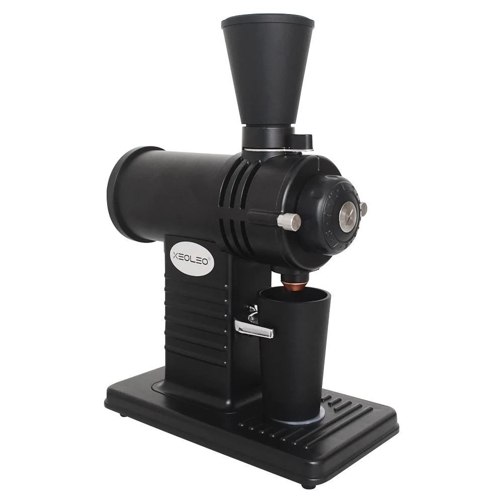 XEOLEO Filter coffee grinder 78mm shark tooth burr grinder 200W coffee bean grind machine 10 step coffee miller coffee maker 6
