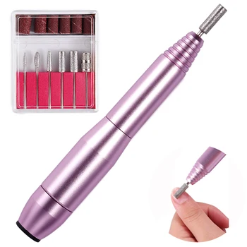 

35000RPM Electric Nail Drill Machine Manicure Pedicure Drill Set Milling Cutters Salon Nail Drill File Strong Nail Drill Machine
