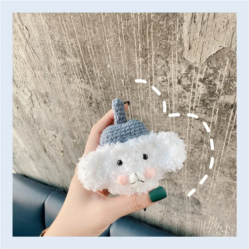 Чехол для airpods с милым теплым плюшевым изображением собаки корги Тедди, Модный мягкий чехол для Apple, новинка Airpods 1/2, беспроводной Bluetooth чехол для наушников