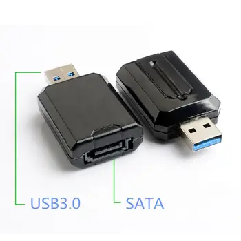 

USB 3.0 to SATA Converter Plug and Play Converter Adapter for External 2.5 3.5 HDD Up to 5Gbps Data Transferring Speed