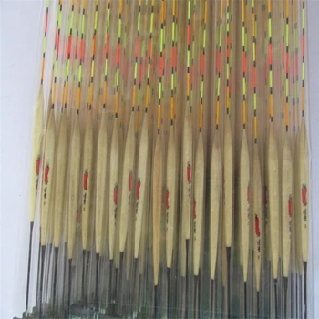 5Pcs/lot Fishing Floats Wood Balsa Flotteur Peche Shallow Water Ice Floating Bobbers Wooden Float Fishing Accessories Tackle