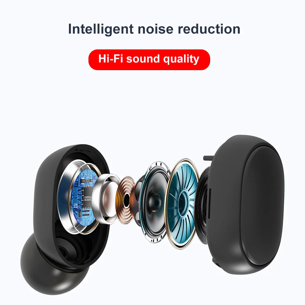 Новейшие TWS Wrieless наушники E6S Интеллектуальные Bluetooth наушники стерео спортивные наушники с микрофоном для iPhone смартфон Huawei