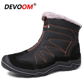

Winter Waterproof Hiking Boots Men Outdoor Sneakers Climbing Trekking Shoes Warm Ankle Mountain Sonw tactical Boots Travel Shoes