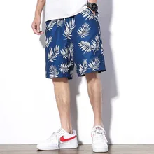 Мужские повседневные шорты в стиле хип-хоп с принтом Zomer Hawaii Korte Broek Mannen Losse Trekkoord Korte Broek Mannen