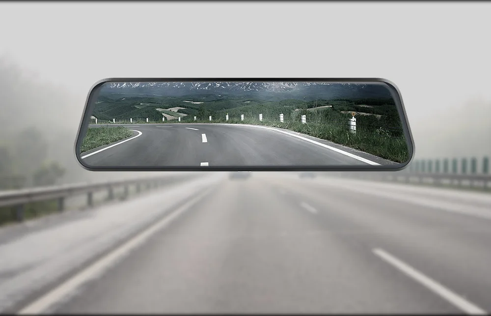 Zwnav 9,6" Dash Cam потоковая медиа камера заднего вида зеркало Автомобильная камера DVR FHD 1080P видео рекордер ночного видения