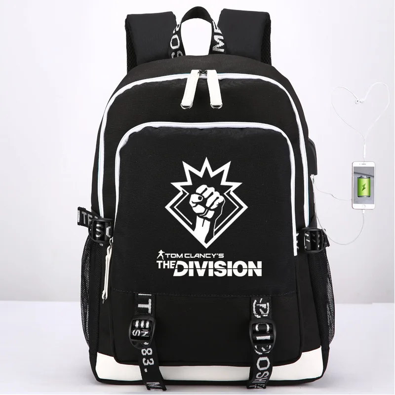 

Full Blockade 2tom Clancy's The Division2 Backpack Night Light USB Backpack