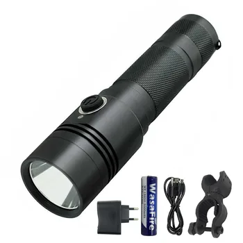 

XM-LT6 LED Tactical Lanterna USB Rechargeable Flashlight Torch 18650 Lamp Camping Linternas Lamp Bike Light+Bicycle Clip+Charger