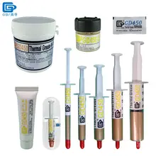 

GD Brand Thermal Conductive Grease Paste Silicone GD450 Heatsink Compound Net Weight 30 Grams High Performance Gray For CPU CN30