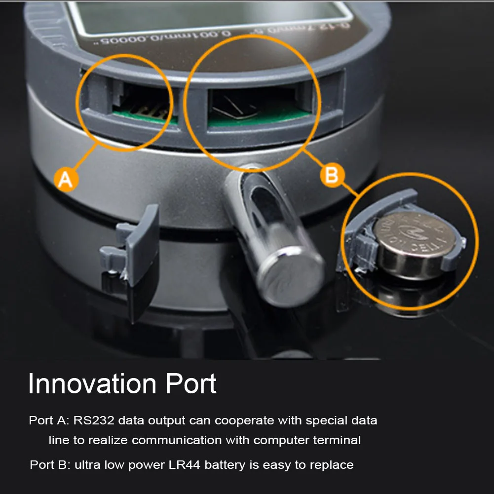 Измерительный индикатор lcd 0,0000", погрешность поверхности, цифровой, высокая точность, 0,001 мм, метрический Электронный микрометр, дюймовый измерительный инструмент