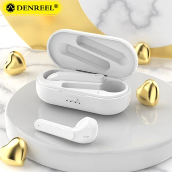 

DENREEL Brand True Wireless Headsets Stereo TWS Bluetoth 5.0 Earphones Colorful Earbuds DR30 Wireless Headset