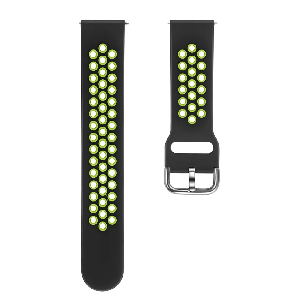 Double Color Silicone Watch Strap For Fitbit Versa 2 Smart Watch Breathable Bracelet Band for fitbit versa versa lite correa (5)