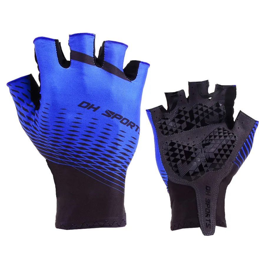 Мужские велосипедные противоскользящие спортивные перчатки, клеевые спортивные перчатки для пальцев, Новые велосипедные спортивные перчатки для женщин летом