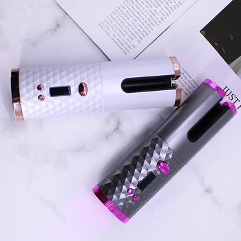 

2020 newest hair curler electric curling iron Wireless charging automatic curler Wand Ceramic Heating Care Wave curl iron