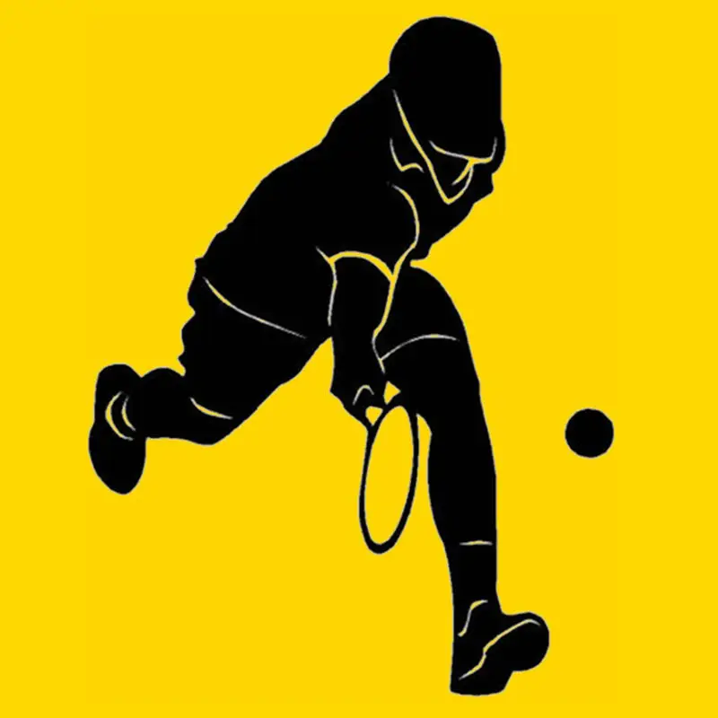 Tennis Sticker Car Window Sports Decal Muurstickers Name Posters Vinyl Wall Decals Parede Decor Mural Tennis Sticker