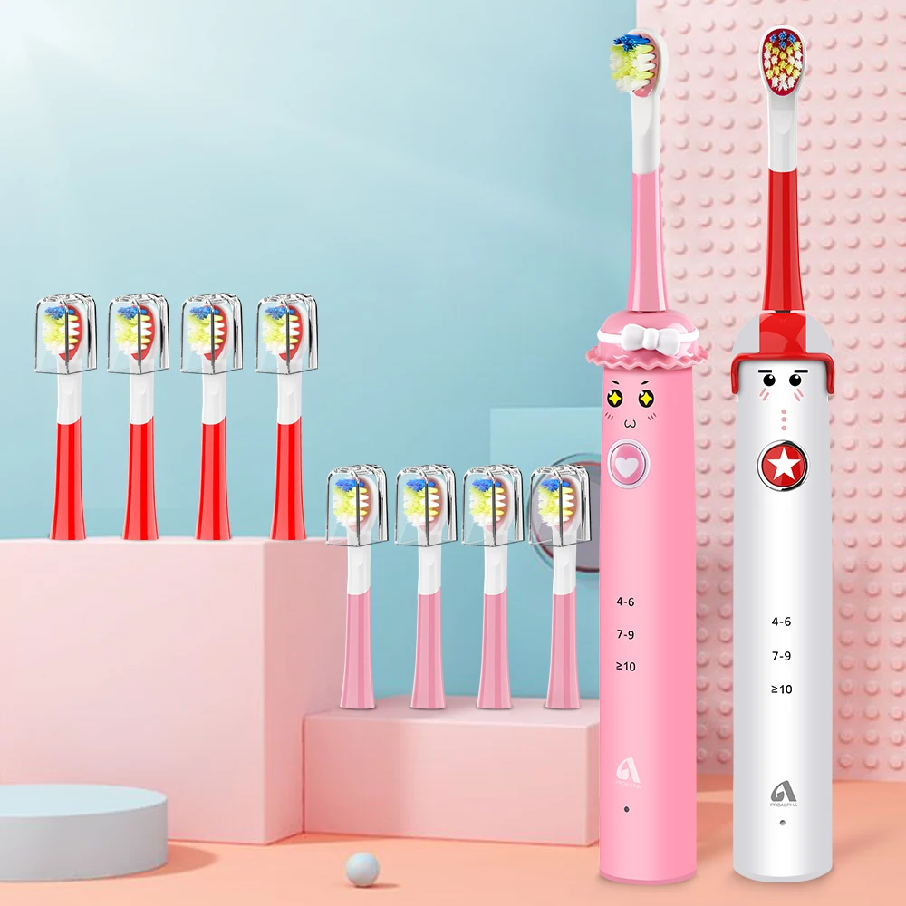 Electric Toothbruh for Children Tooth Brush Carton Kid Rechargeable