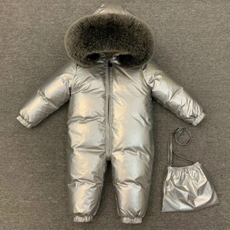 Детская зимняя утепленная куртка пуховик 30C теплая верхняя одежда для девочек