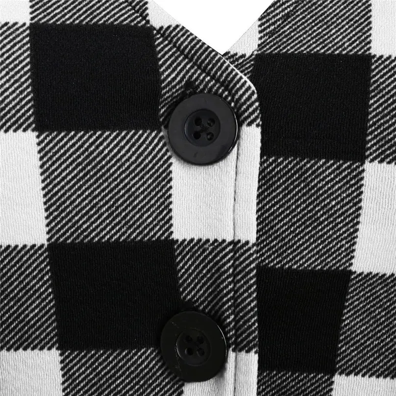 New Fashion Women Blouse Halloween Gothic Cloak Plus Size Tunic Checked Print Panel Button T Shirt футболка женская 3A28 (7)