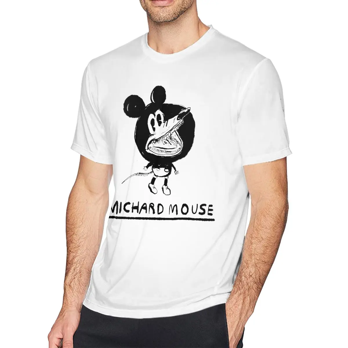 

Mouse T Shirt Michard Mouse T-Shirt Fashion Cotton Tee Shirt 4xl Graphic Mens Short Sleeve Cute Tshirt