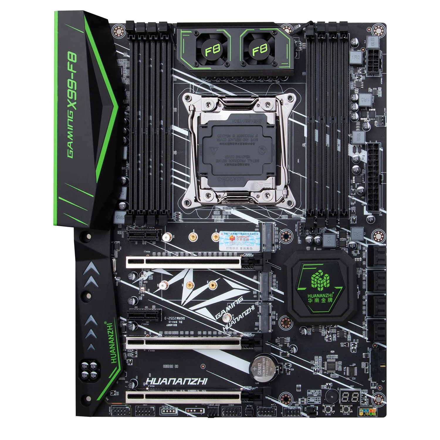 Материнская плата HUANANZHI F8 Intel E5 2678 V3 X99 DDR4 LGA2011 3 и LGA 2011 8GB = * 1pcs 2400MHz Память набор