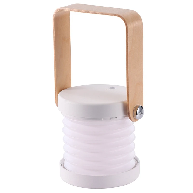 

Foldable Led Portable Lantern Collapsible Tent Lamp Waterproof Outdoor Camping Hiking Light Indoor Reading Battery Powered(White