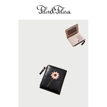 

FELIX&FELICIA PU leather wallet for women 2019 fashion handbag wallet designer casual female Short wallet mini small money bags