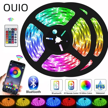 

Waterproof LED Lights 12V Bluetooth Remote Control Color-changing Christmas Lights Bed Lamp TV Wall Lights Room Lights 5M 10M