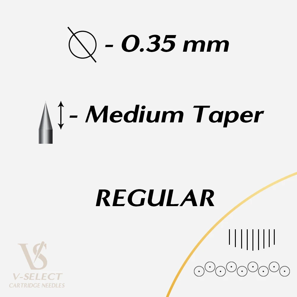 EZ V-Выберите татуировки иглы# 12 0,35 мм большая винная бутылка Круглый Magnum одноразовые иглы для татуировки Поставки 20 шт./кор