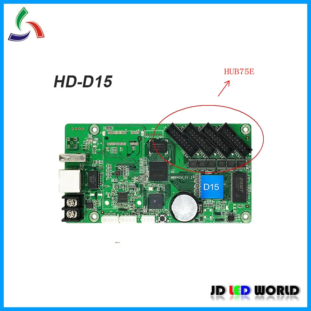 HUIDU D15/D15 wifi/D15 4G/RGB полноцветный светодиодный контроллер для видео Замена старой