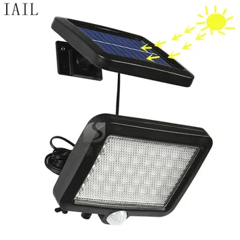 

Solar 56 LED Outdoor Solar Wall Light PIR Motion Sensor Solar Lamp Waterproof Infrared Sensor Garden Spotlight Sunlight Light