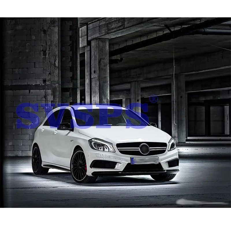 Высокое качество Черный ABS передняя средняя решетка для Mercedes Benz a-класс W176 A180 A200 A260 A45 AMG 2013- год