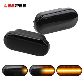 

2pcs Led Dynamic Turn Signal Light Side Fender Marker Sequential Blinker For Volkswagen VW Bora Golf 3 4 Passat 3BG Polo SB6