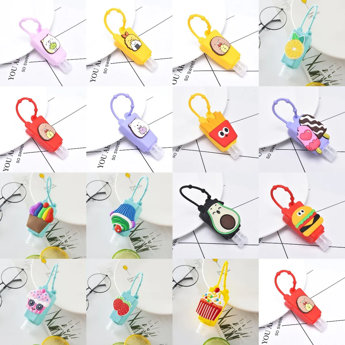 Bath Body Works Squirrel Hand Sanitizer Holder 30ml Silicone Cartoon