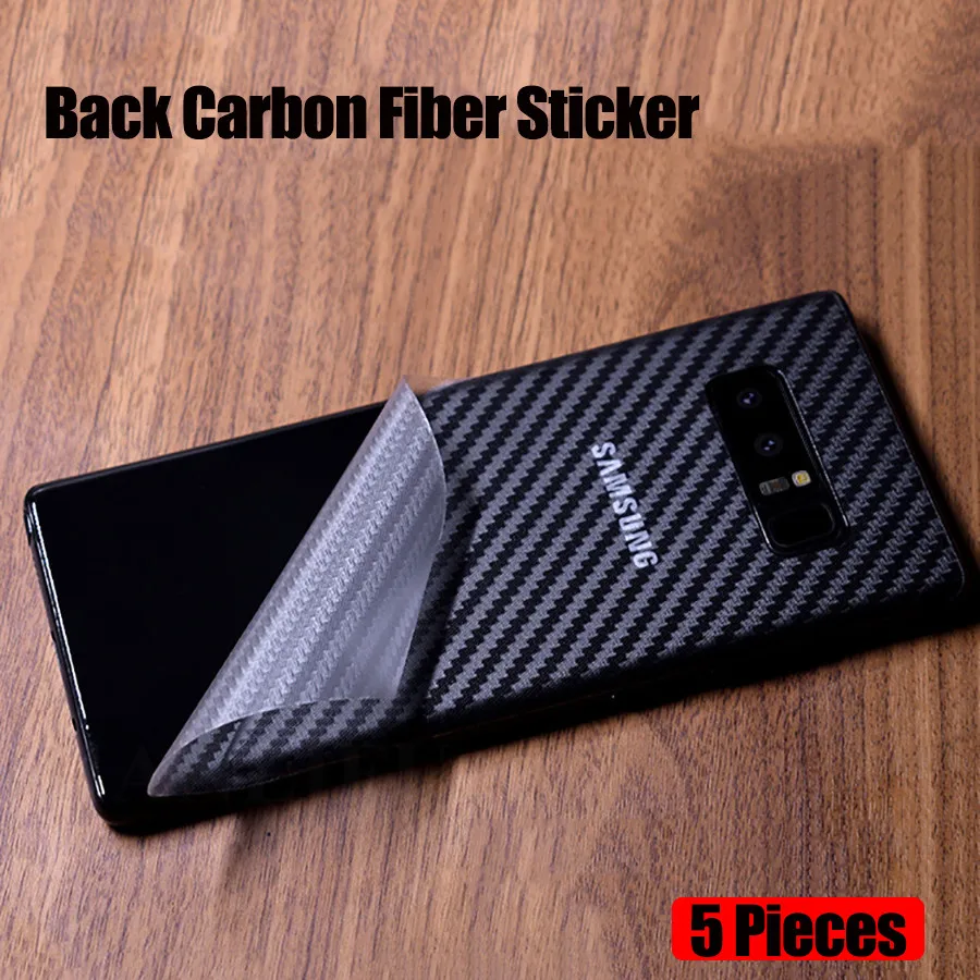 5 шт./лот 3D защитная наклейка из углеродного волокна пленка для экрана Samsung Galaxy S21
