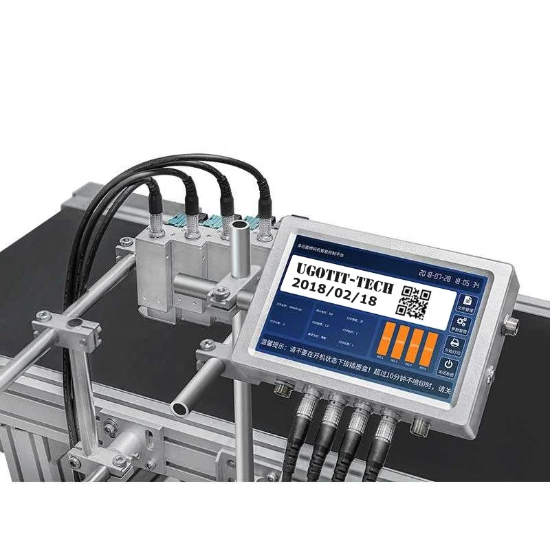 Automatic batch expiry date printing machine for cookies packing bag cardboard envelope 2