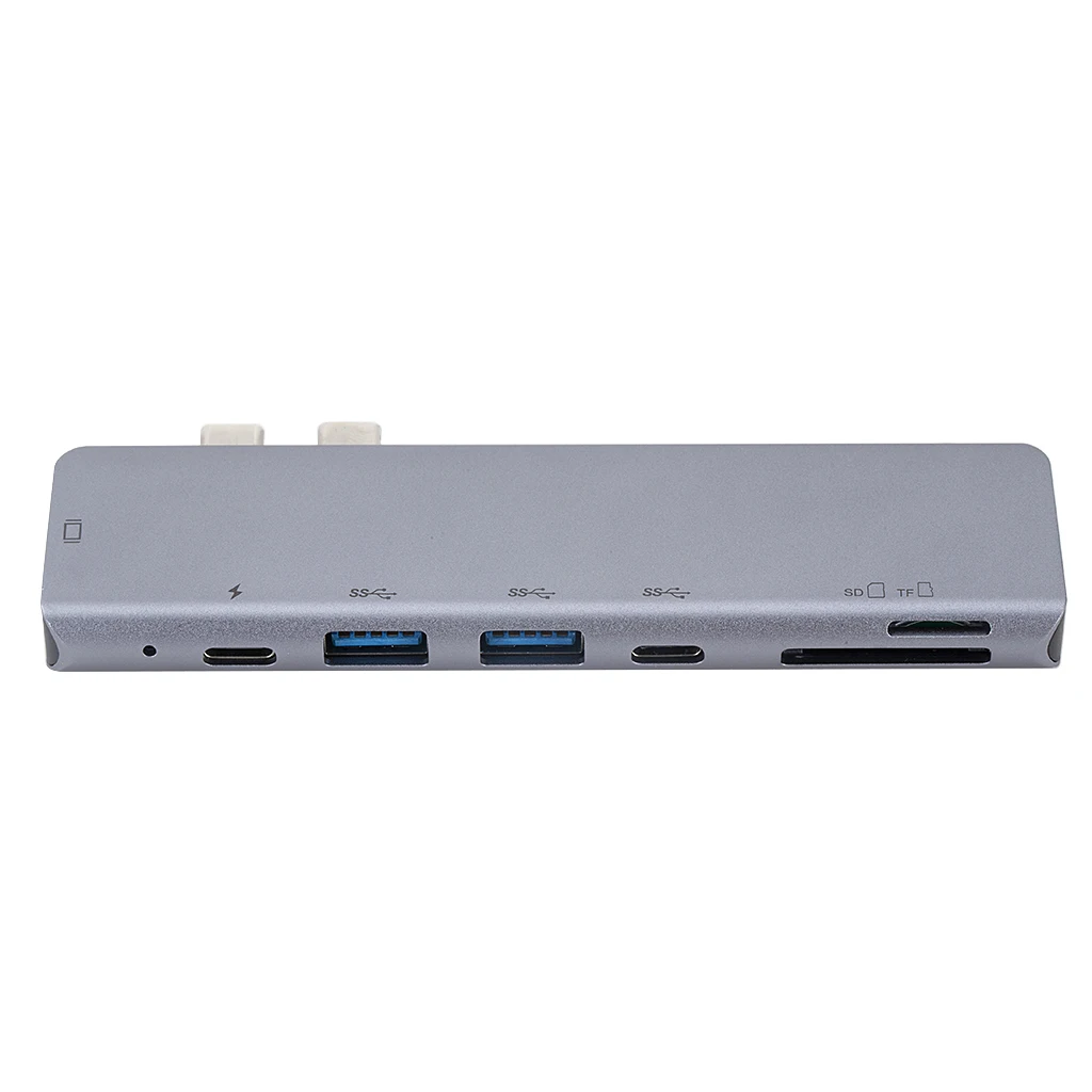 Док-станция USB-C концентратор Тип c концентратор аксессуары для MacBook Pro 1 шт. 7в1