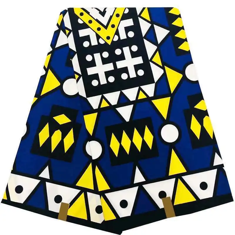 Большой Круг Дизайн Анкара настоящий воск принт Нигерия хлопок африканская вощеная ткань принтом высокое качество для женщин платье часть 2